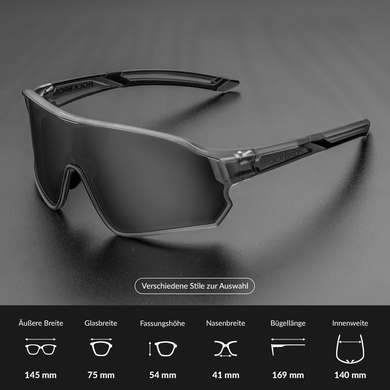 Fahrradbrille Polarisiert UV400 Schutz Ultraleicht - Image 27