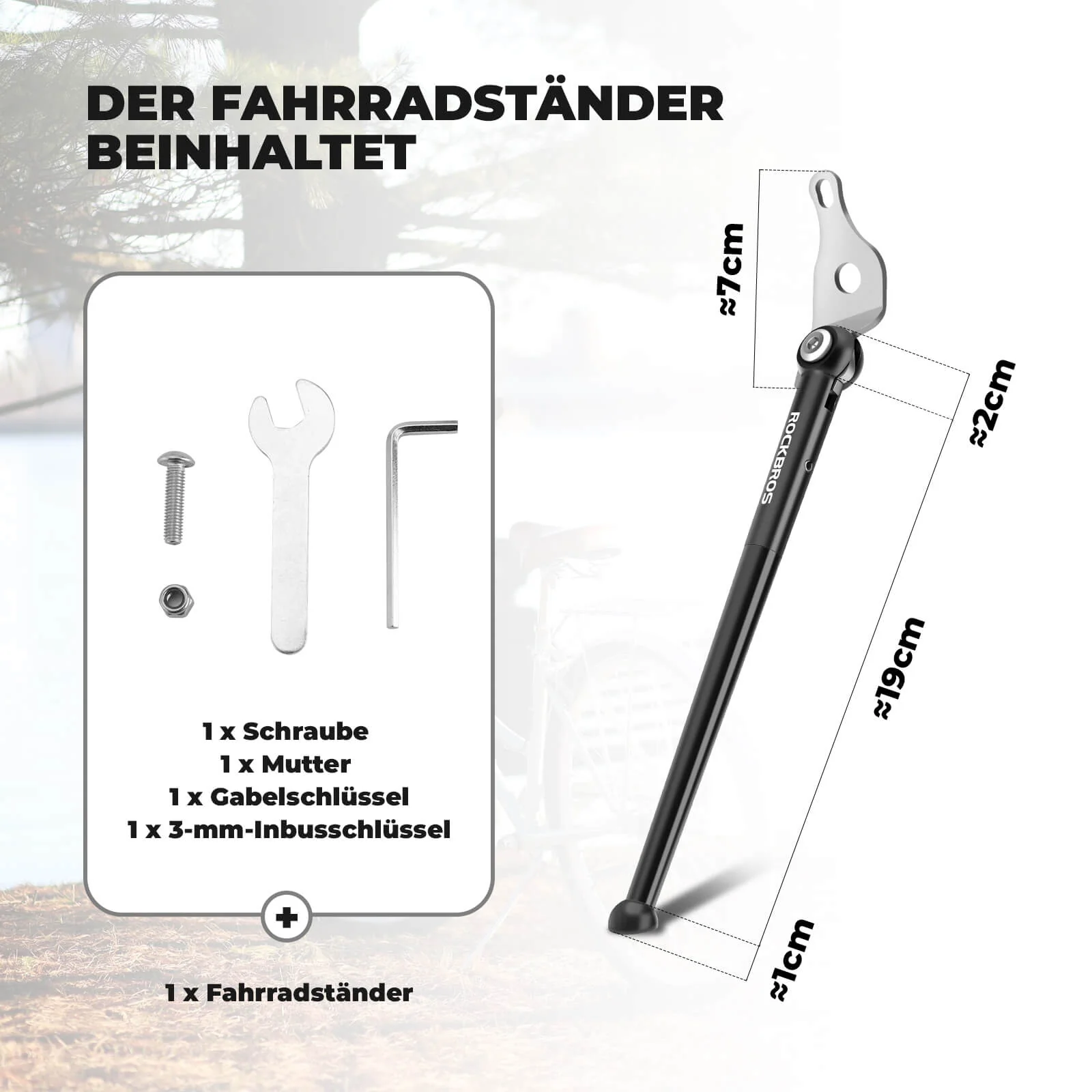 Fahrradständer für Falträder Seitenständer für Brompton 16 Zoll - Image 8