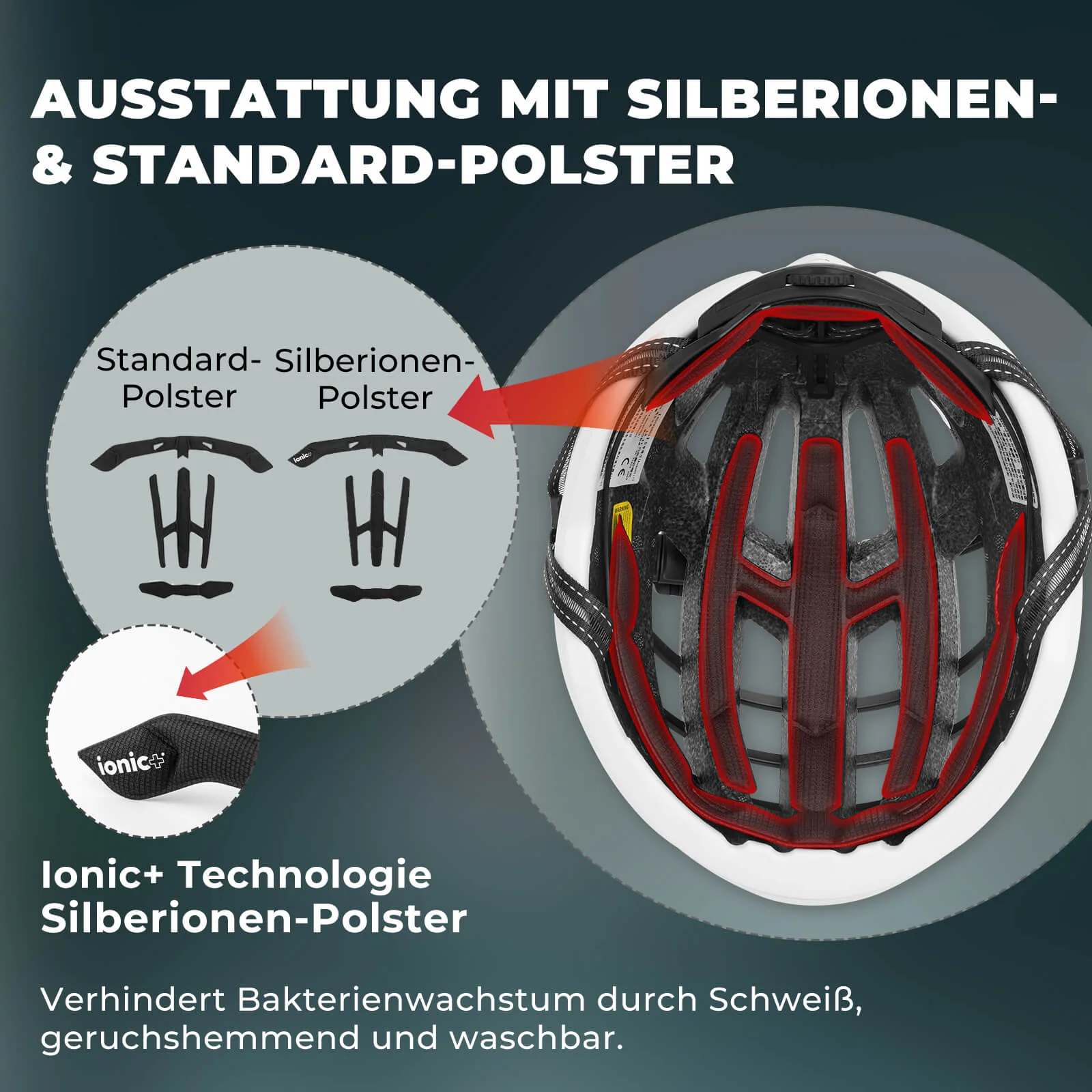 Integrierter Fahrradhelm Stoßfest Verstellbar - Image 18