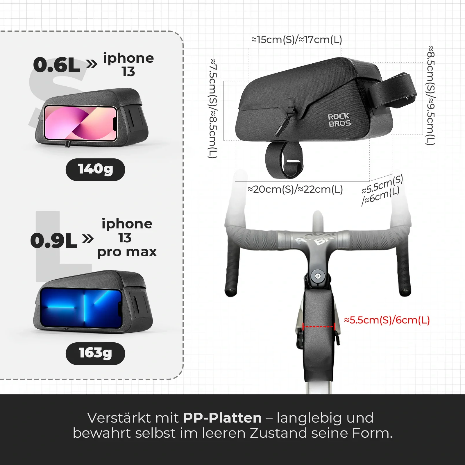 Magnetische Oberrohrtasche 100% Wasserdicht - Image 9