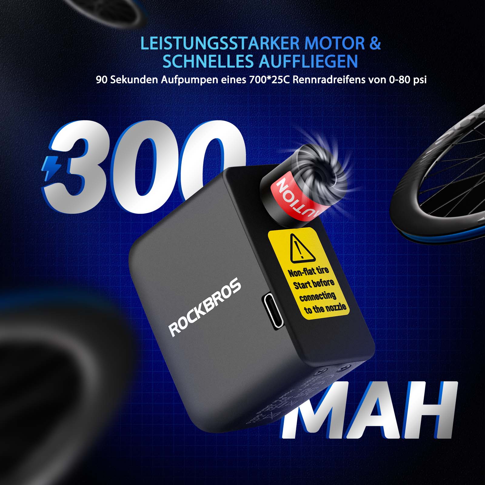 MINI Elektrische Fahrradpumpe AS1 - Image 5