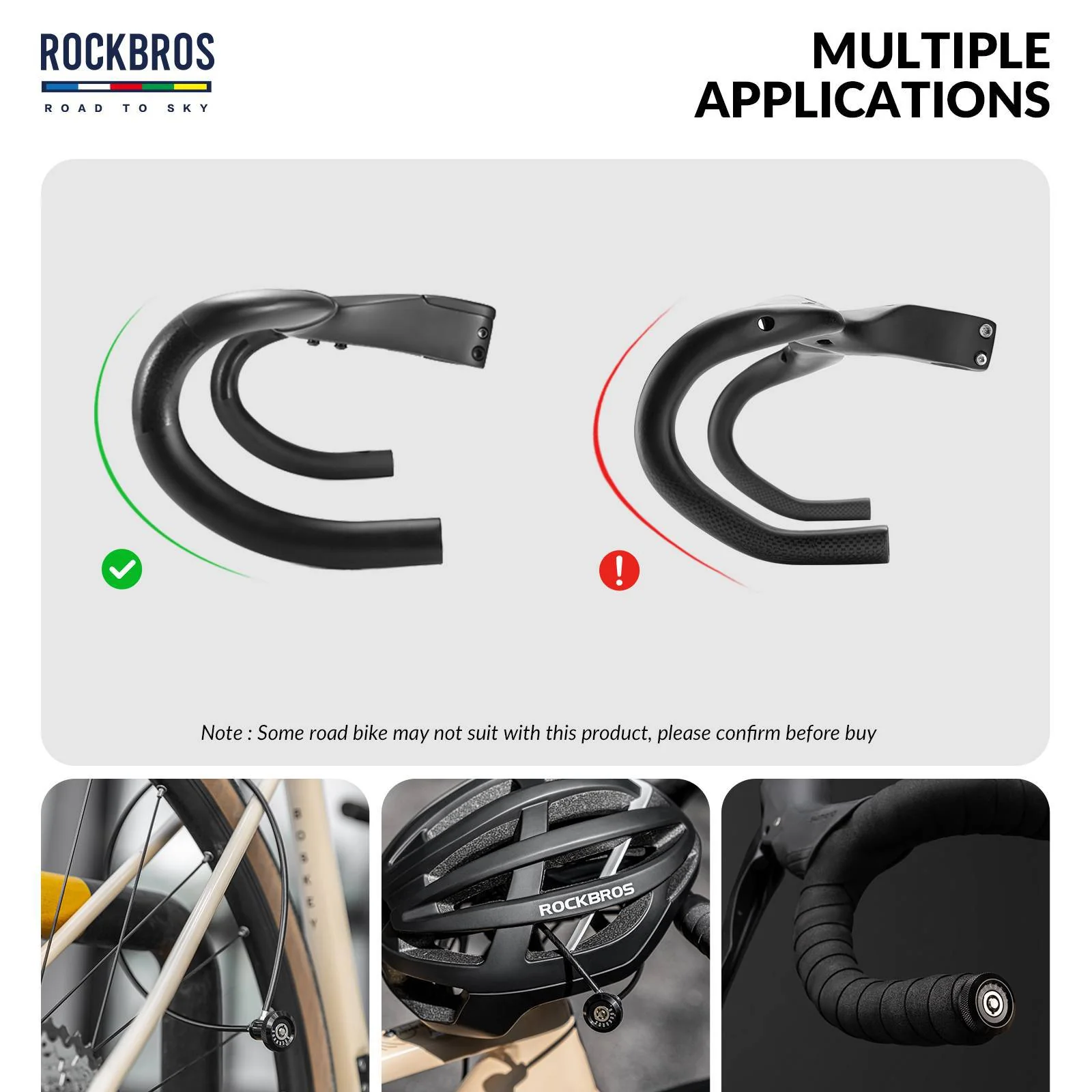 ROAD TO SKY Fahrrad Mini Kabelschloss mit Lenkerstecker Fahrradschloss - Image 4