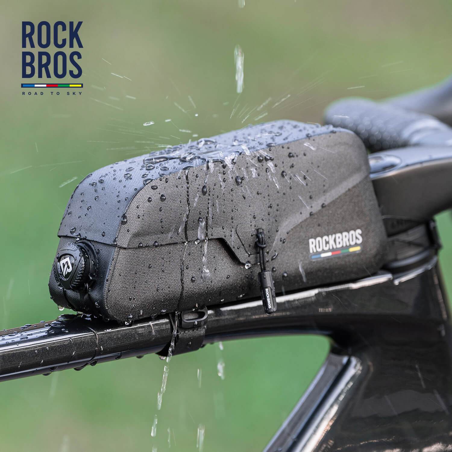 ROAD TO SKY Magnetische Oberrohrtasche 100 % Wasserdicht - Image 4