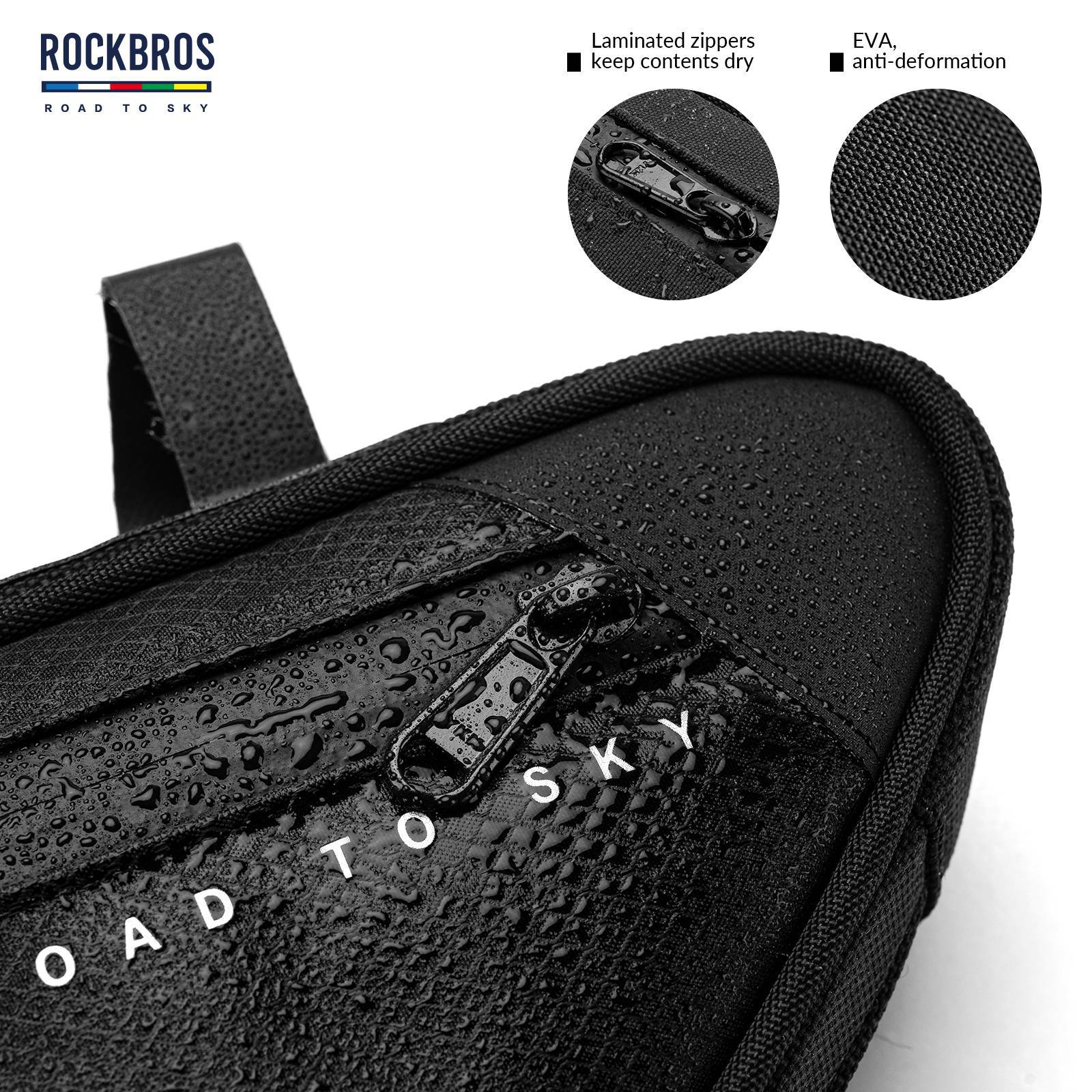 ROAD TO SKY Reflektierende Wasserdichte Fahrrad 2L Dreieckstasche - Image 33