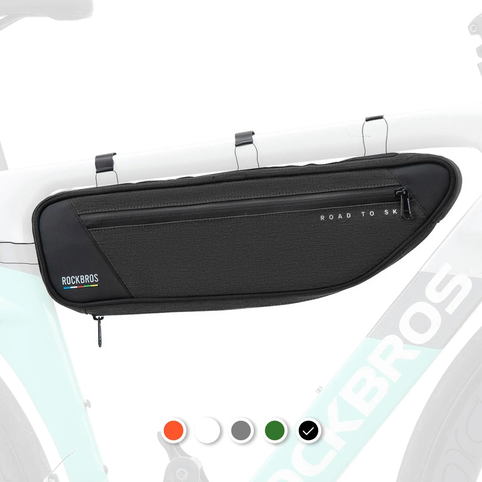 ROAD TO SKY Reflektierende Wasserdichte Fahrrad 2L Dreieckstasche - Image 6