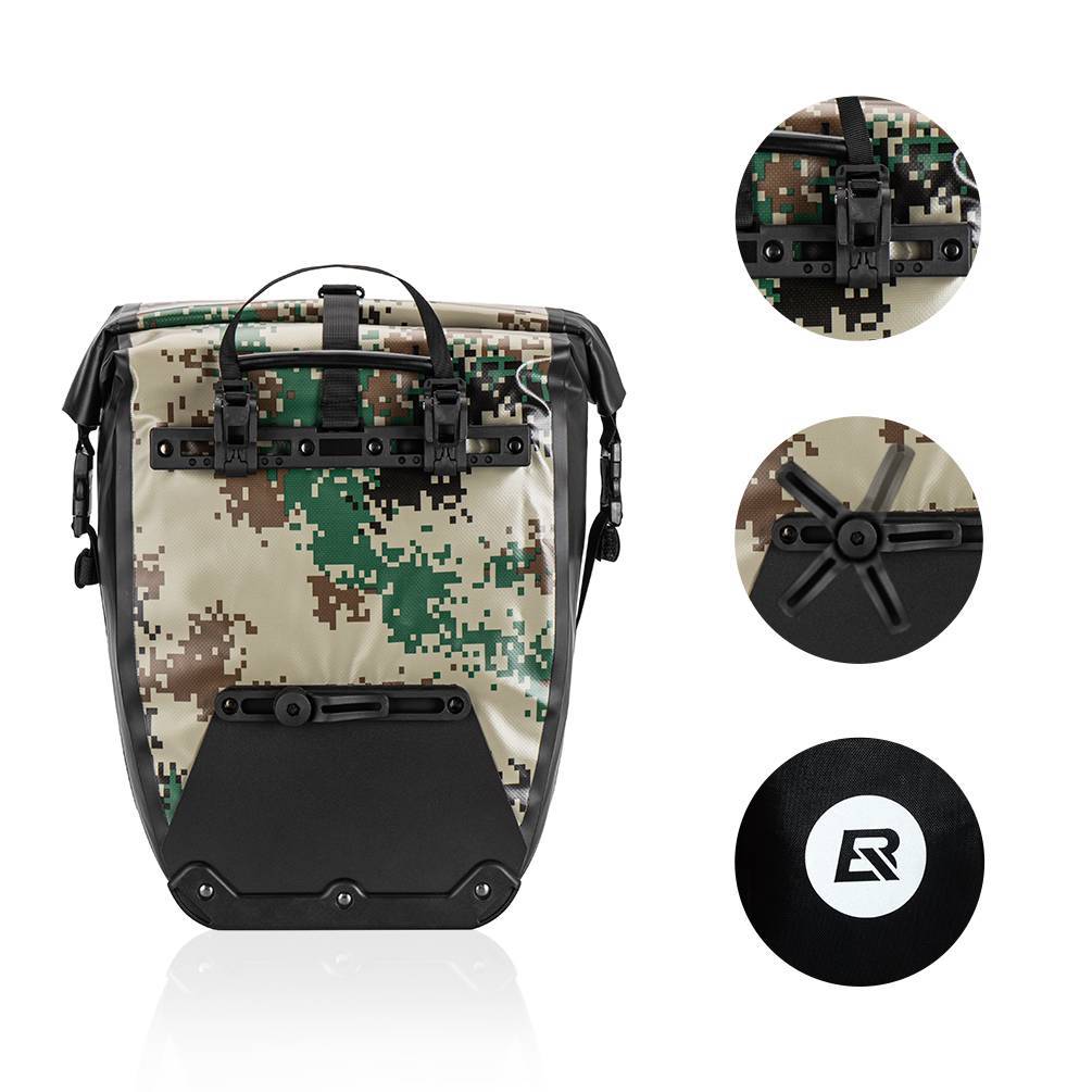 ROCKBROS 100 % wasserdichte Transporttaschen mit Netztasche 27L - Image 11