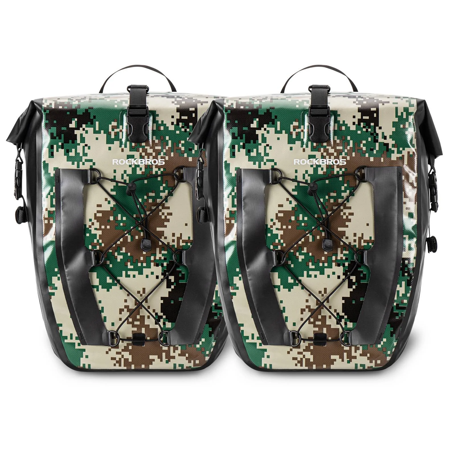 ROCKBROS 100 % wasserdichte Transporttaschen mit Netztasche 27L - Image 4