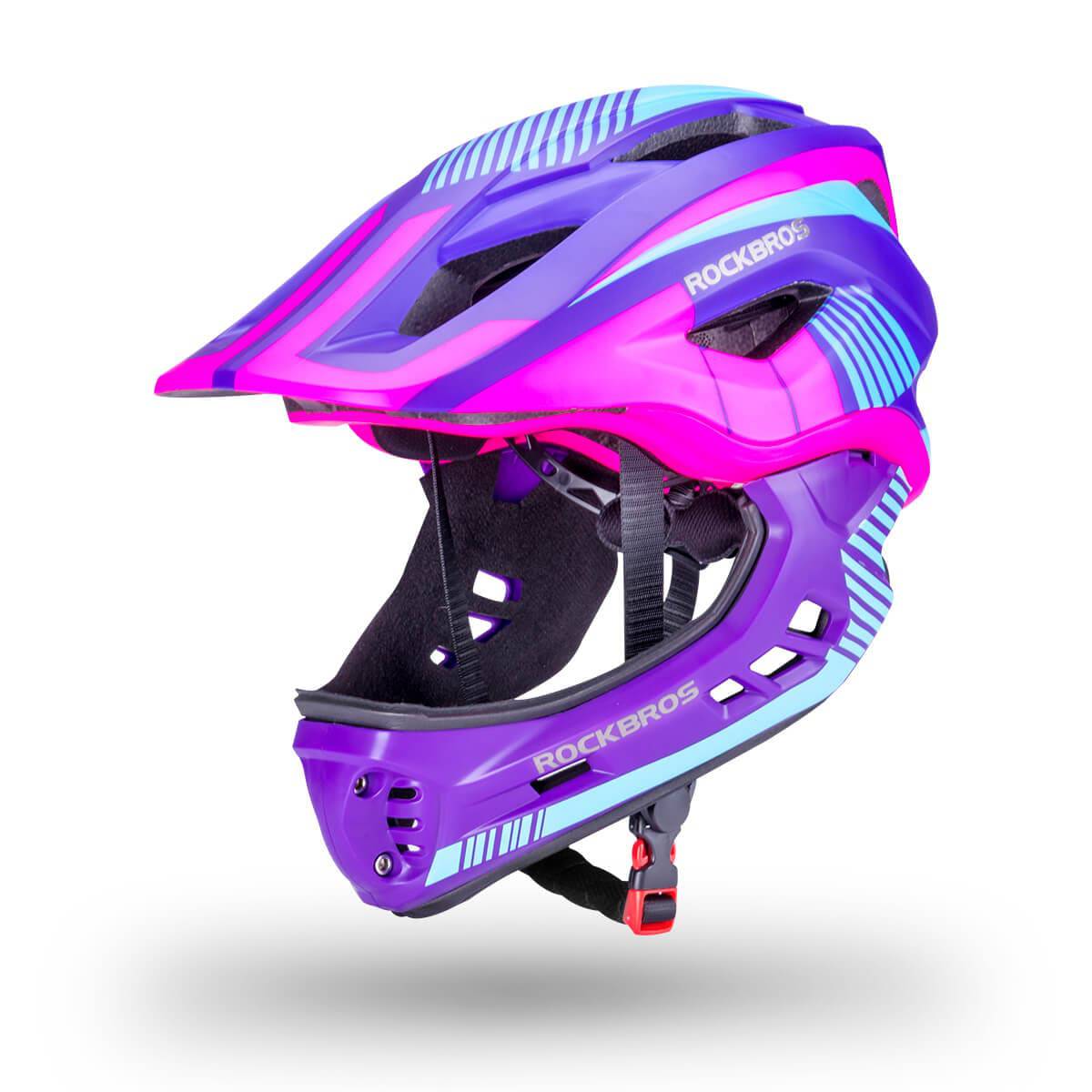 ROCKBROS Kinder helm Integriert Fahrradhelm mit Abnehmbarem Kinnschutz - Image 12