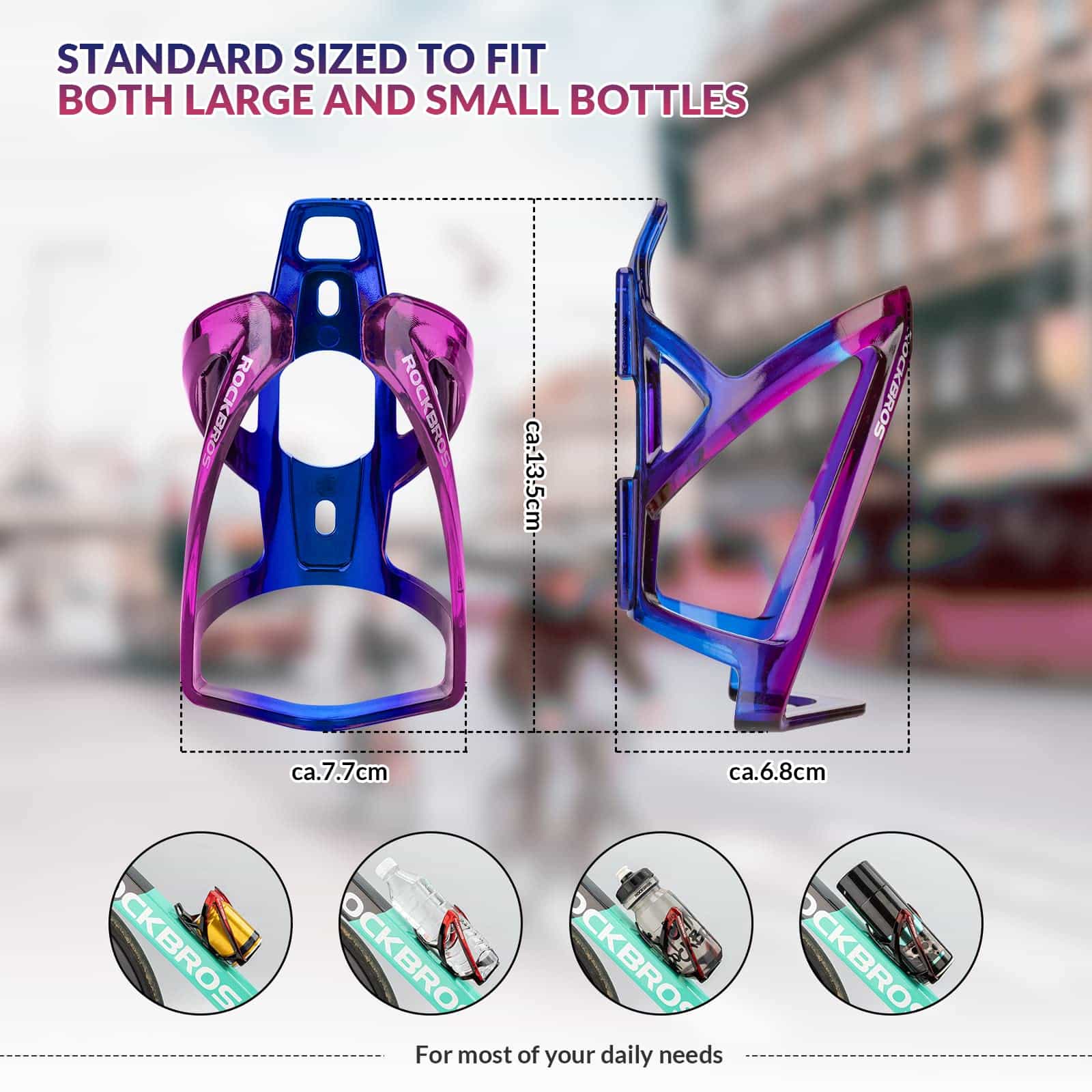 ROCKBROS 35g Leicht PC Fahrrad Flaschenhalter - Image 13