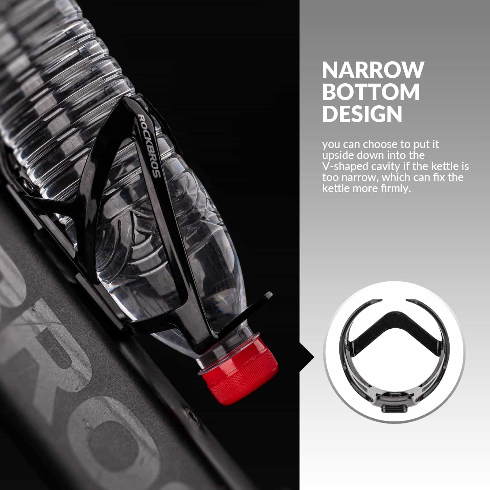 ROCKBROS 35g Leicht PC Fahrrad Flaschenhalter - Image 19