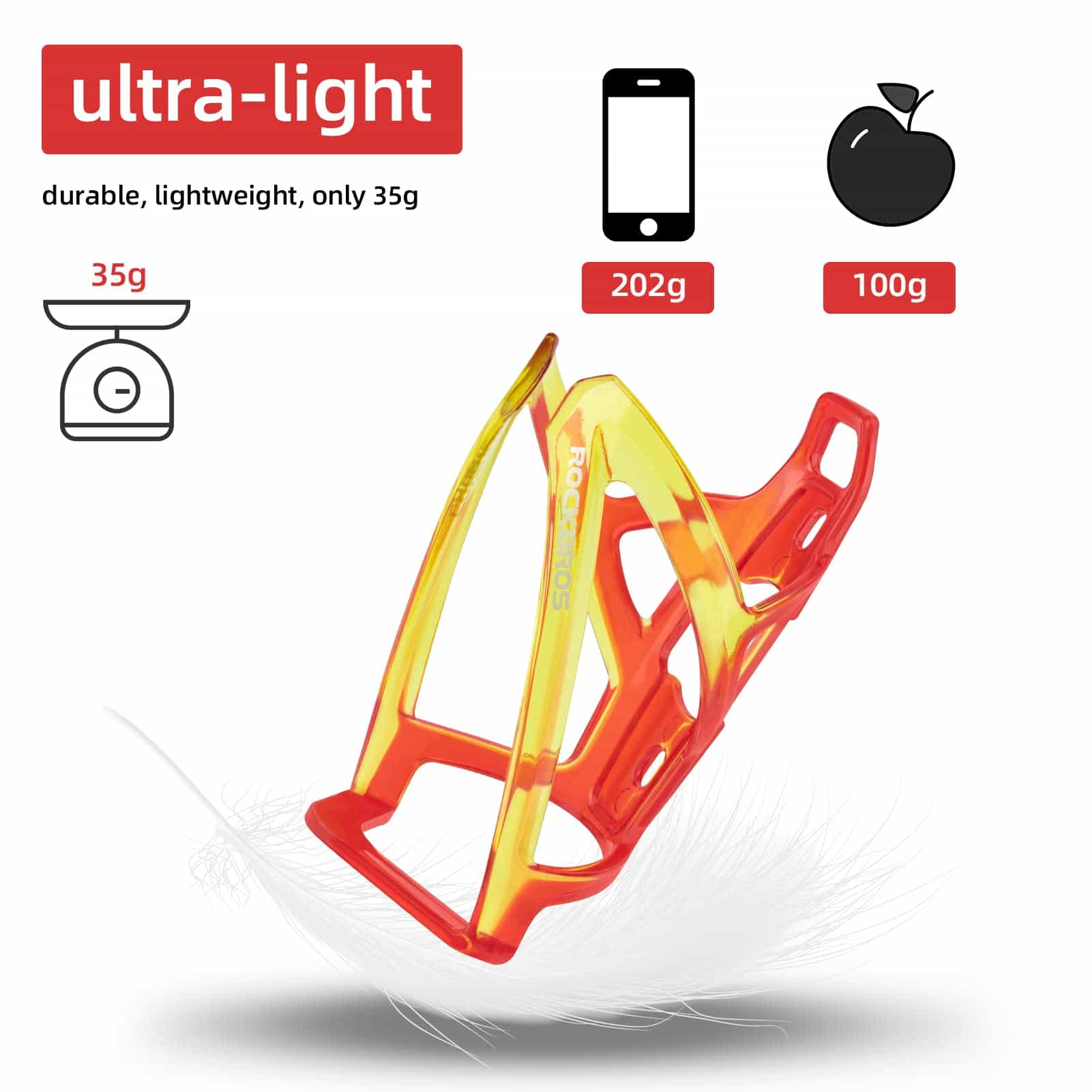 ROCKBROS 35g Leicht PC Fahrrad Flaschenhalter - Image 34