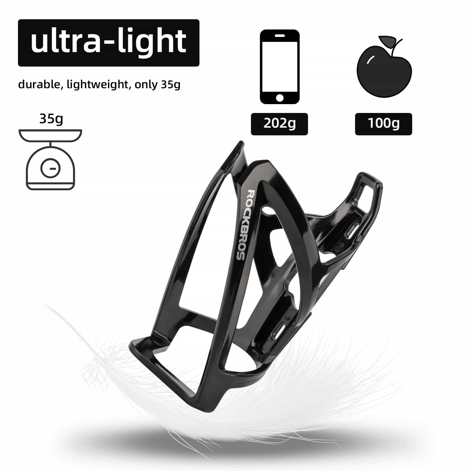 ROCKBROS 35g Leicht PC Fahrrad Flaschenhalter - Image 41