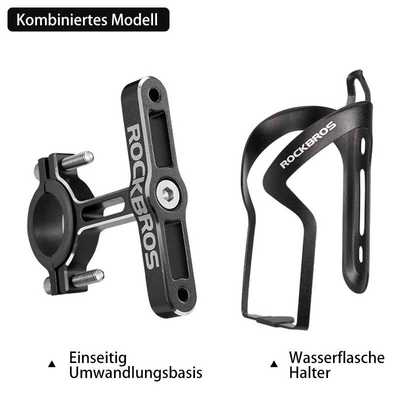 ROCKBROS Alu Universal Flaschenhalter Adapter für Fahrrad und Motorrad - Image 5