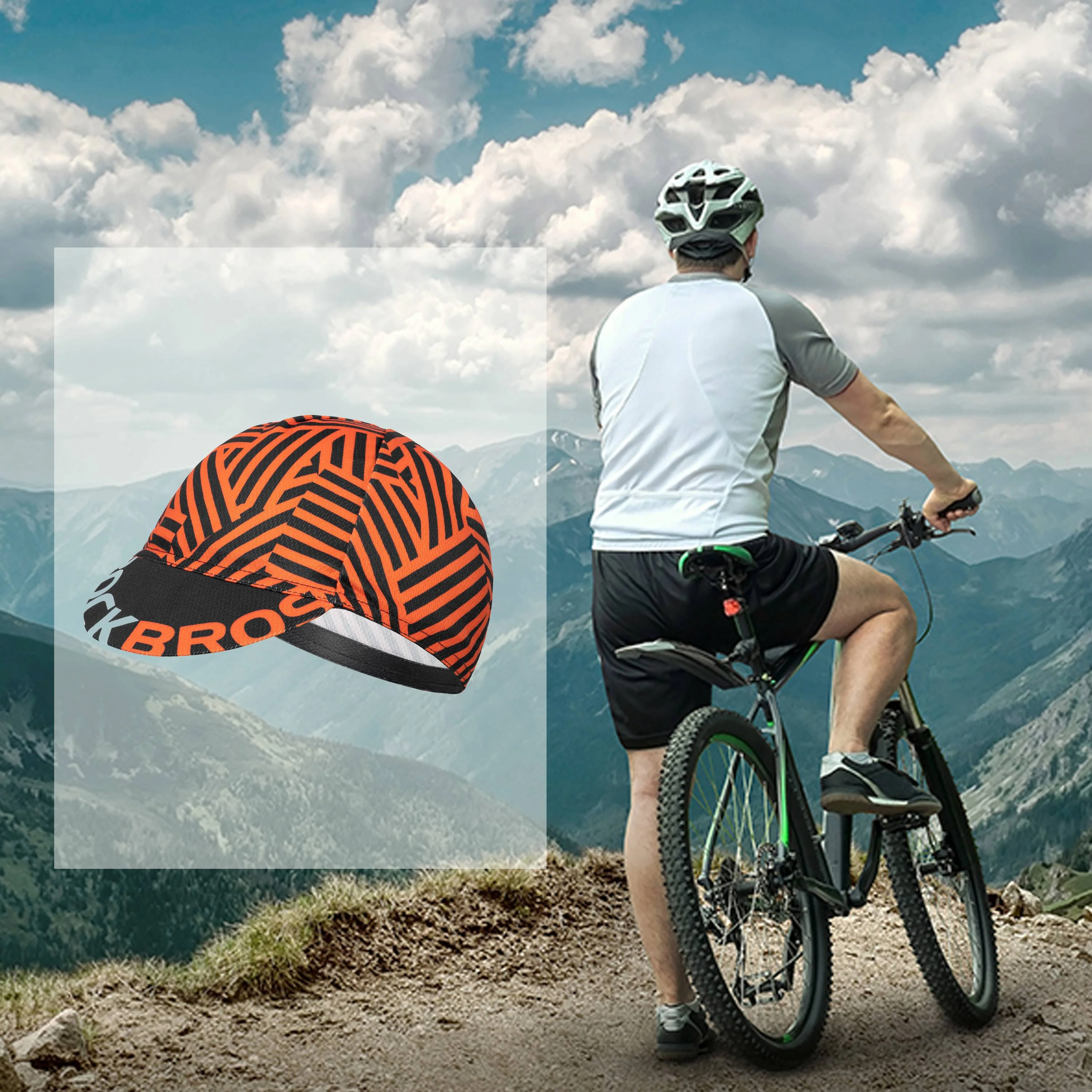 ROCKBROS Fahrrad Kappe UV-Schutz Sport Hut für Damen Herren 54-61 cm - Image 38