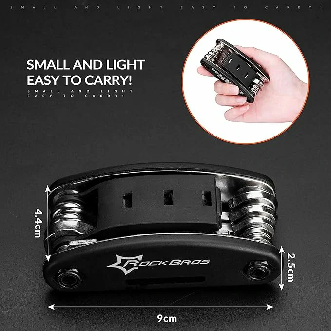 ROCKBROS Satteltaschen Fahrradsitz Taschen mit Rücklichthalter 1L - Image 18