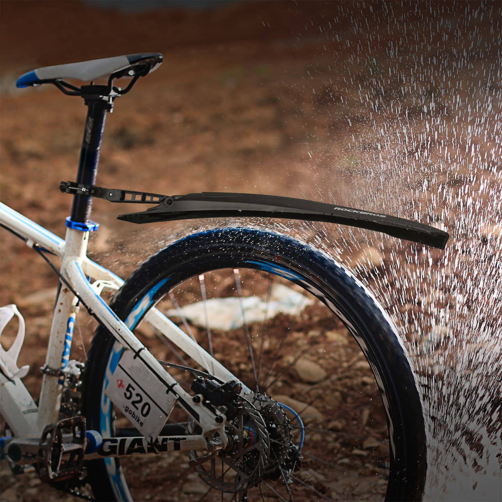 ROCKBROS Fahrrad Schutzblech Set MTB Spritzschutz 26 Zoll Schwarz - Image 7