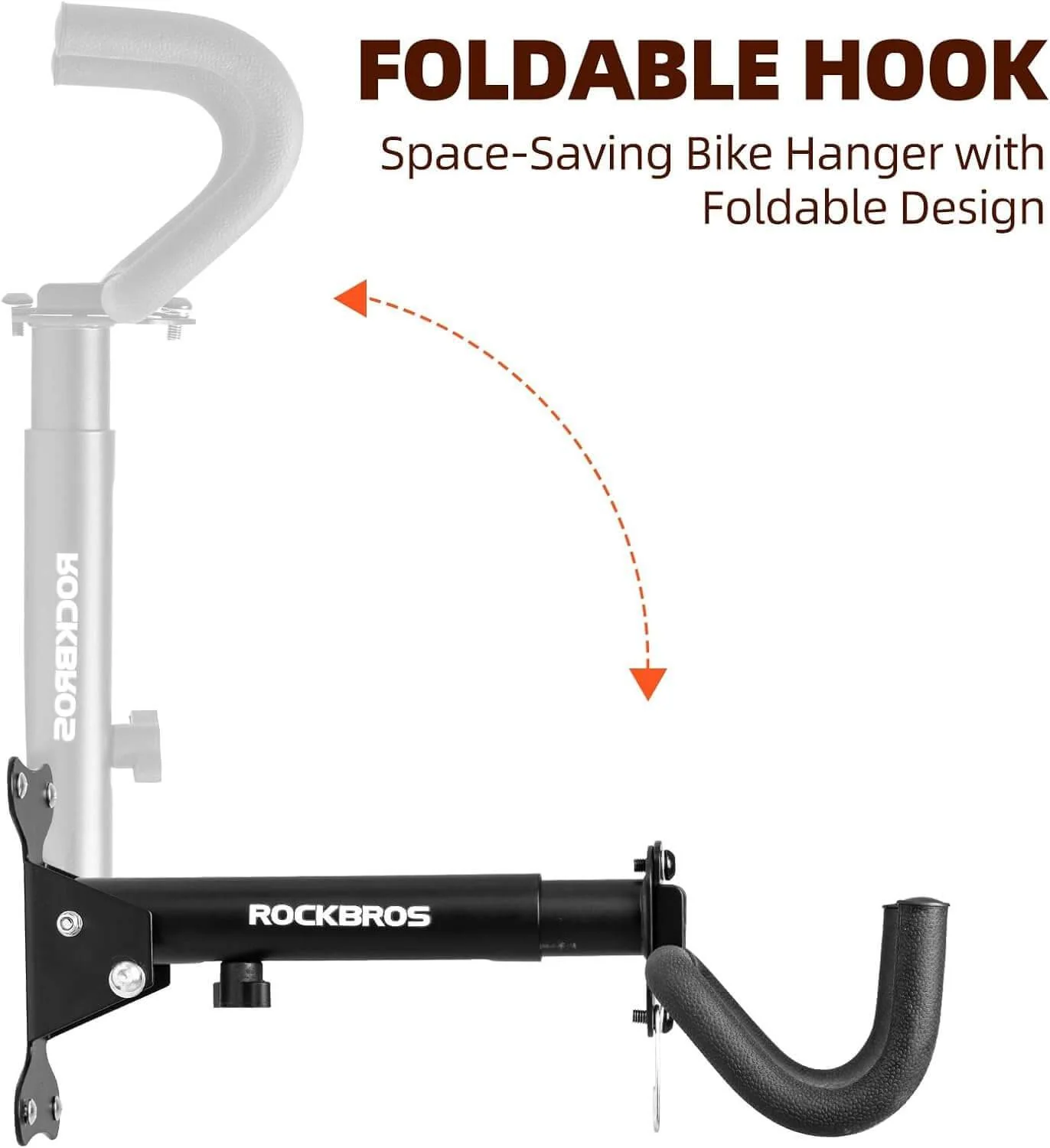 ROCKBROS Fahrrad Wandhalterung Robust Fahrradhalter Verstellbar 15kg - Image 6