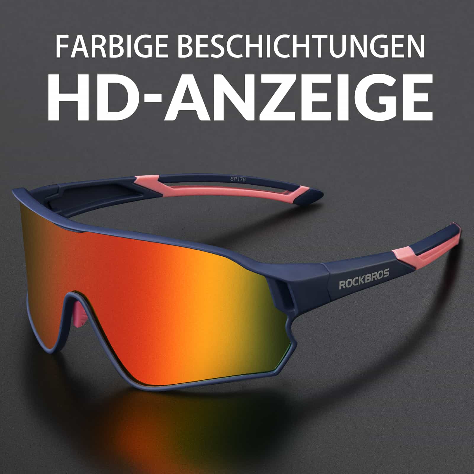 ROCKBROS Fahrradbrille Polarisierte Sportsbrille mit UV-Schutz - Image 15