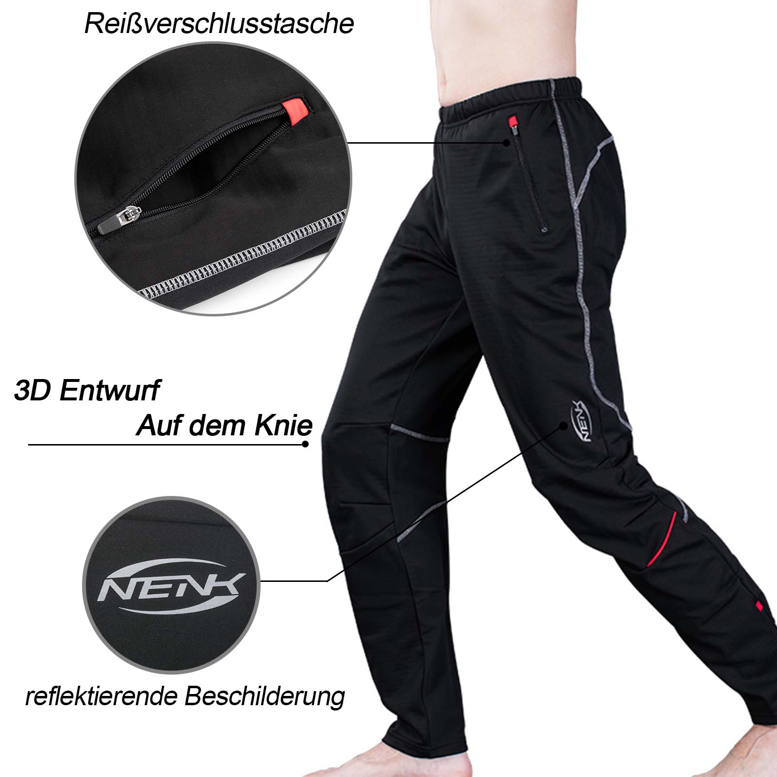 ROCKBROS Fahrradhose Herren Freizeithose Outdoor-Aktivitäten M-4XL - Image 4
