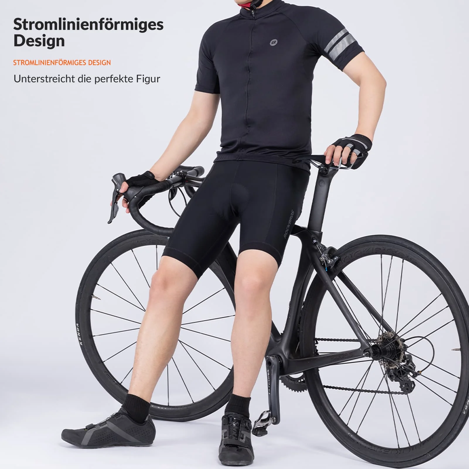 ROCKBROS Fahrradhose mit 3D Sitzpolster Schnell trocken Herren - Image 4