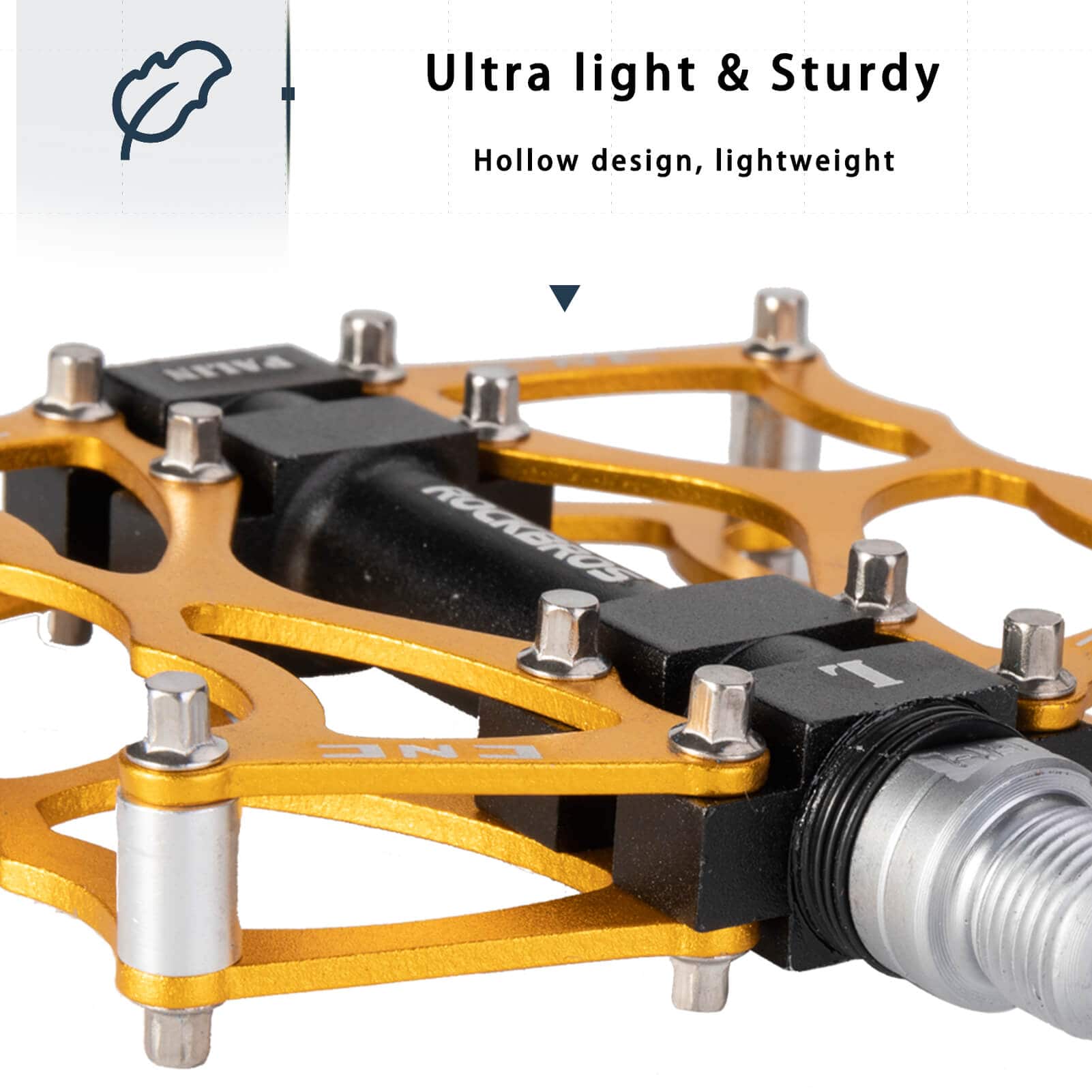 ROCKBROS Fahrradpedale 9/16 Zoll CNC Aluminium mit abgedichteten Lagern - Image 21