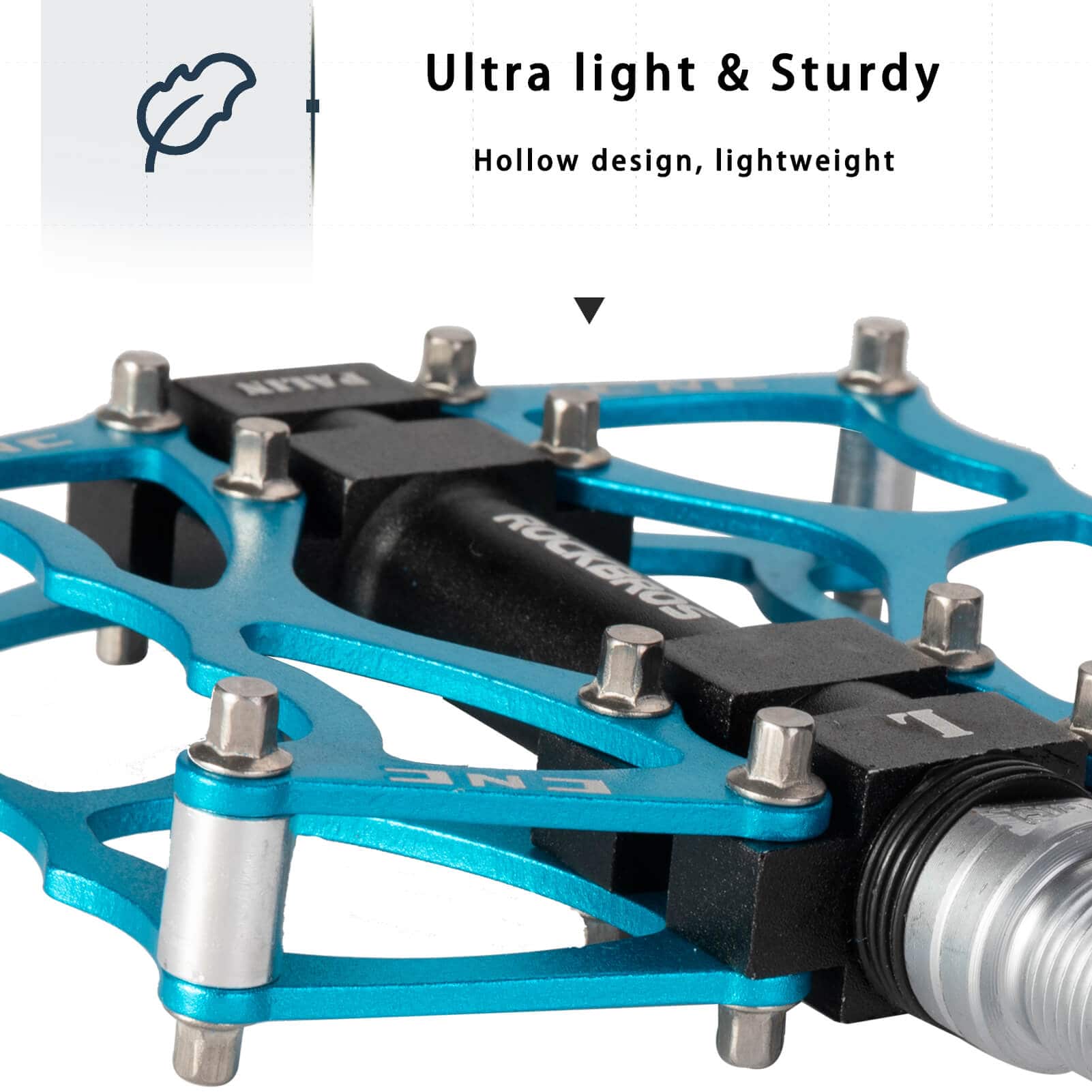 ROCKBROS Fahrradpedale 9/16 Zoll CNC Aluminium mit abgedichteten Lagern - Image 22