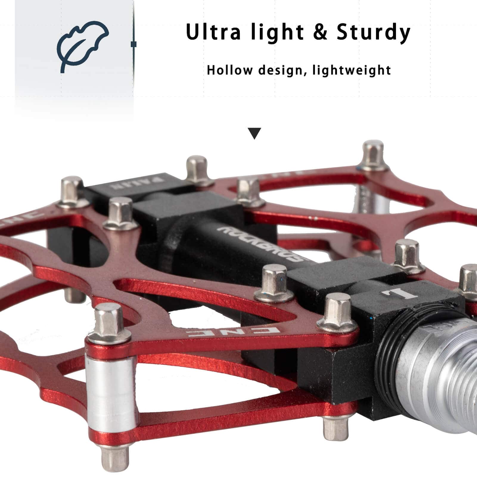 ROCKBROS Fahrradpedale 9/16 Zoll CNC Aluminium mit abgedichteten Lagern - Image 23