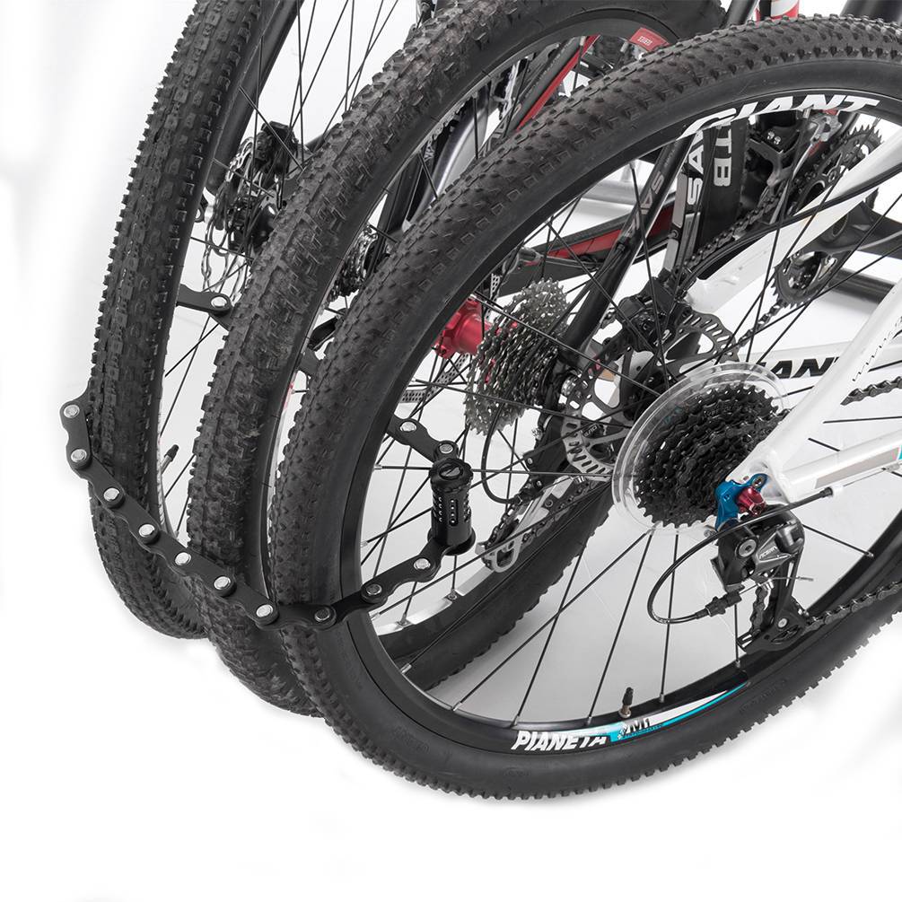 ROCKBROS Fahrradschloss Faltschloss 70 cm Lang Schwarz - Image 7