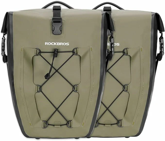 ROCKBROS Gepäckträgertasche 25L-32L 100 % wasserdicht mit Tragegriff - Image 66