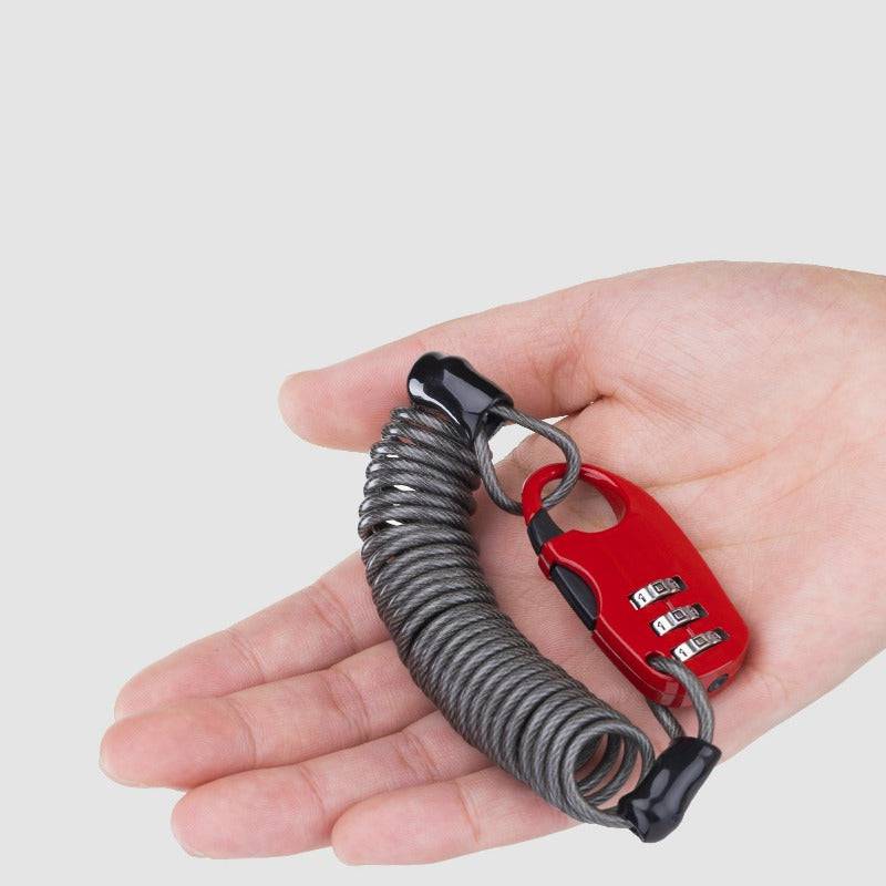 ROCKBROS Helmschloss Kabelschloss Leichtgewichts-Zahlenschloss - Image 4