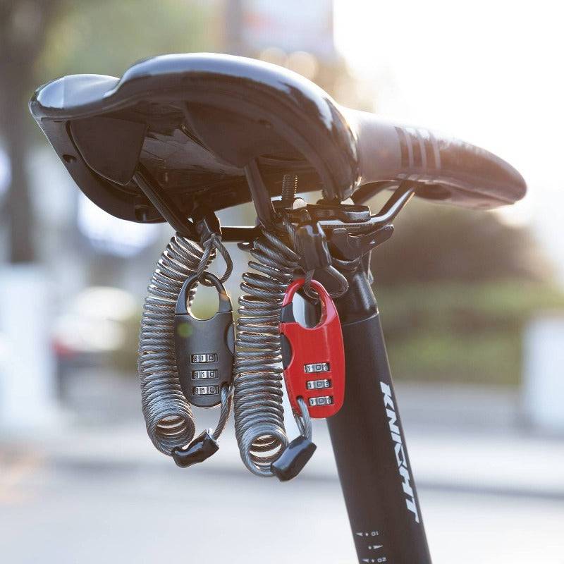 ROCKBROS Helmschloss Kabelschloss Leichtgewichts-Zahlenschloss - Image 8