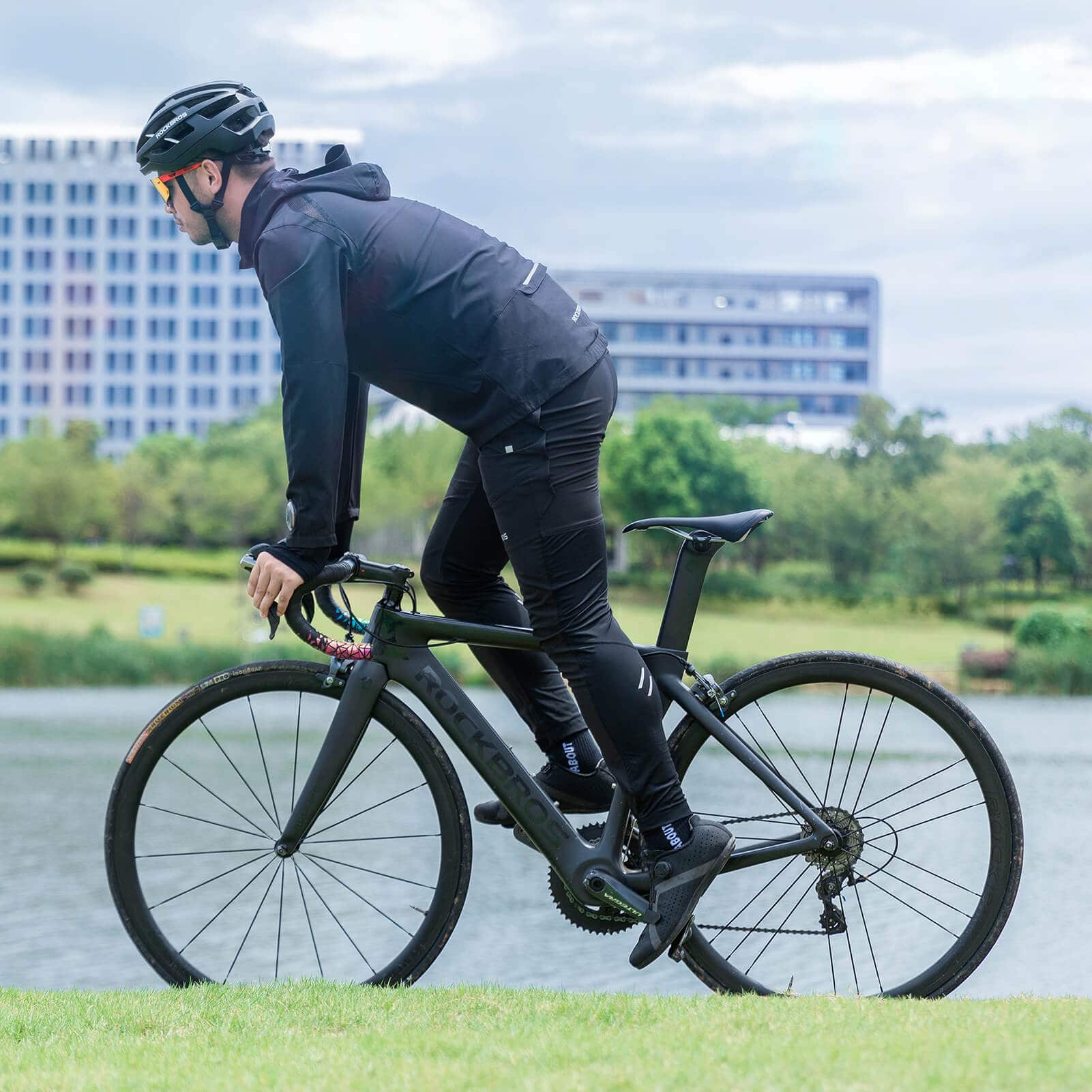 ROCKBROS Herren Radhose mit abnehmbarer gepolsterter - Image 8