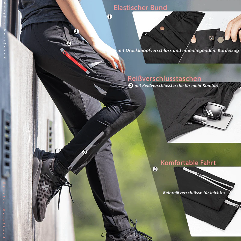 ROCKBROS Herren Radlerhose Atmungsaktiv Lang Fahrradhose Unisex M-4XL - Image 4