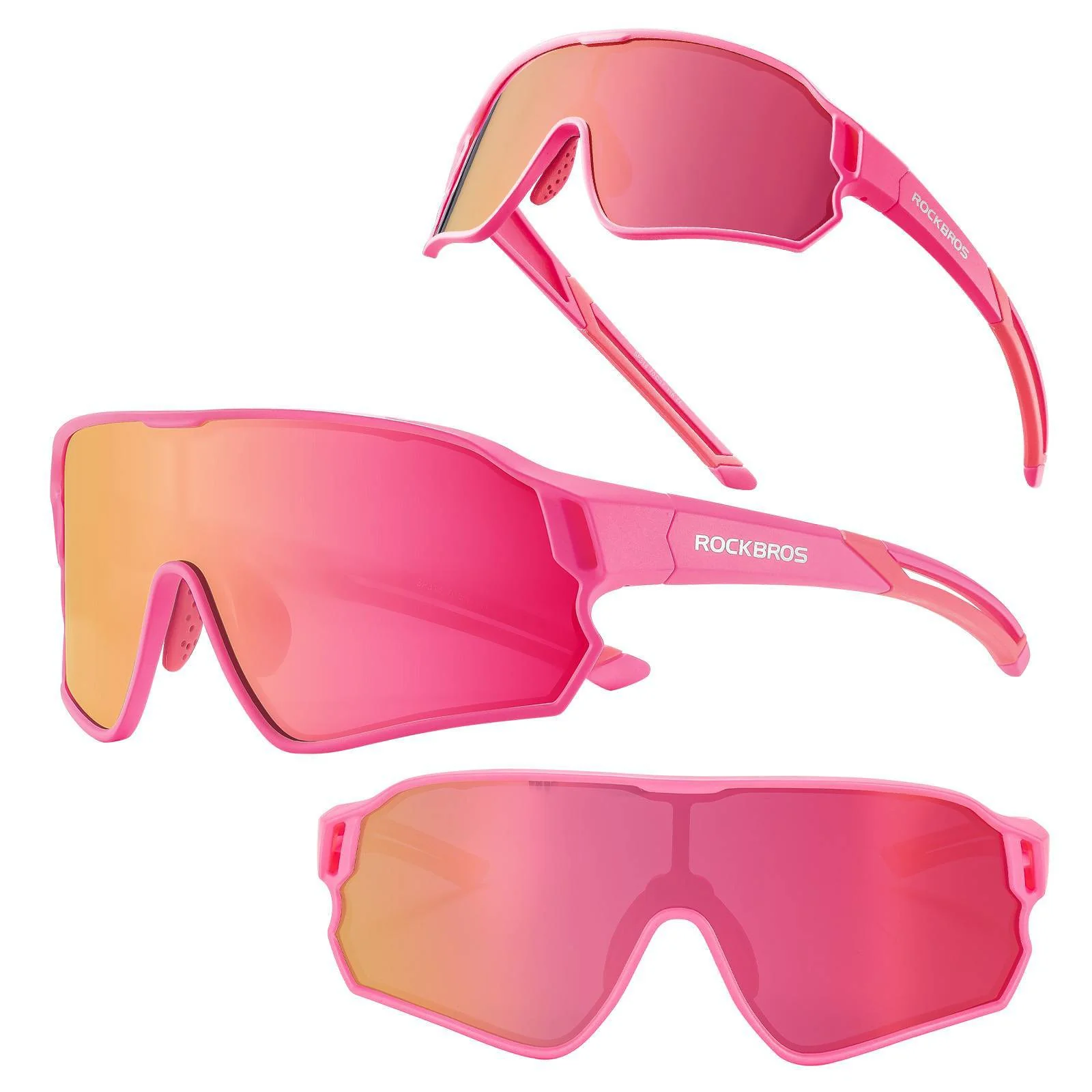 ROCKBROS Kinder Fahrradbrille UV400-Schutz Polarisierte Sonnenbrille - Image 15