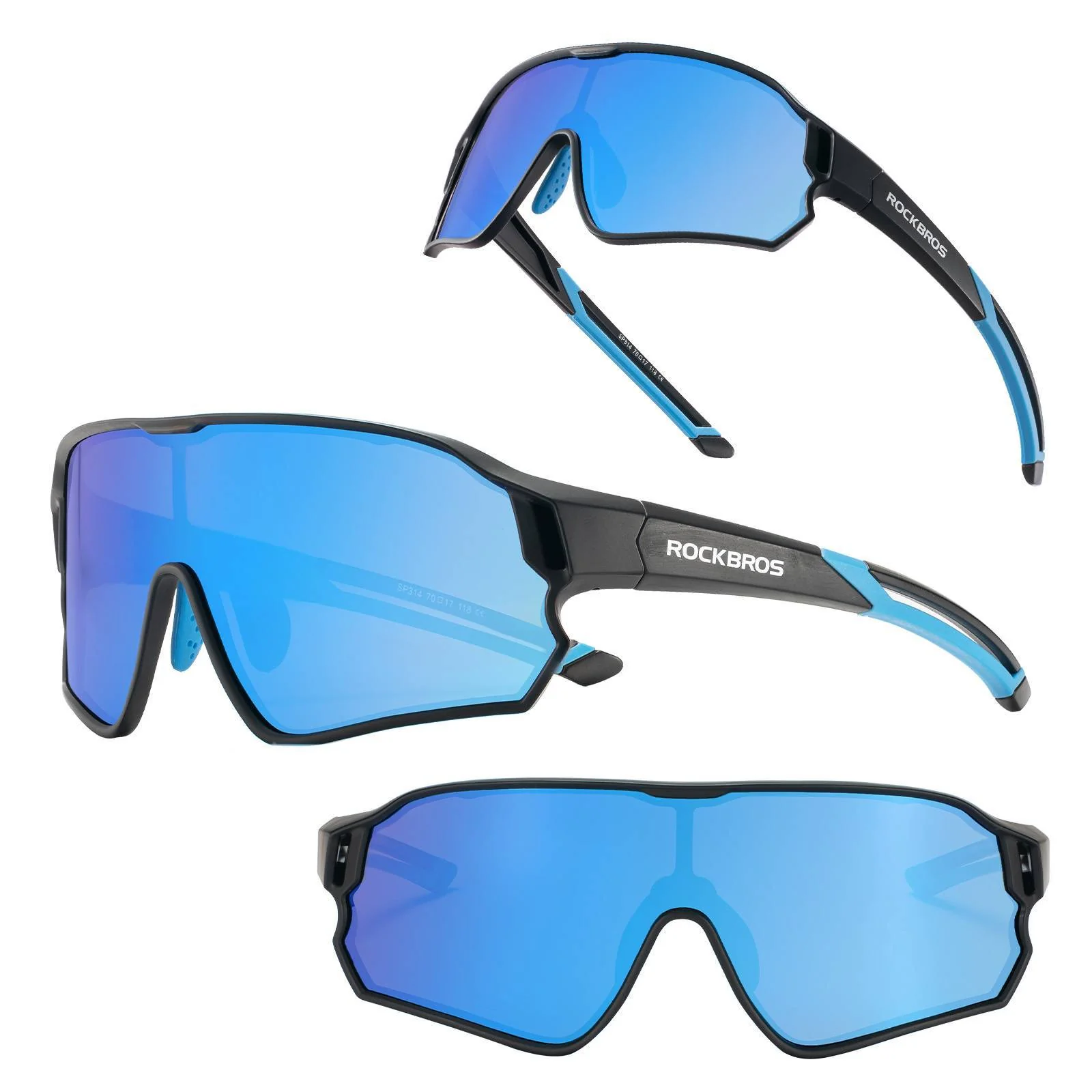 ROCKBROS Kinder Fahrradbrille UV400-Schutz Polarisierte Sonnenbrille - Image 18