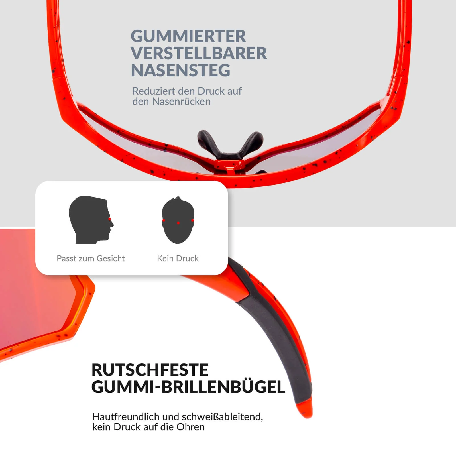 ROCKBROS Kinder Fahrradbrille UV400-Schutz Polarisierte Sonnenbrille - Image 40