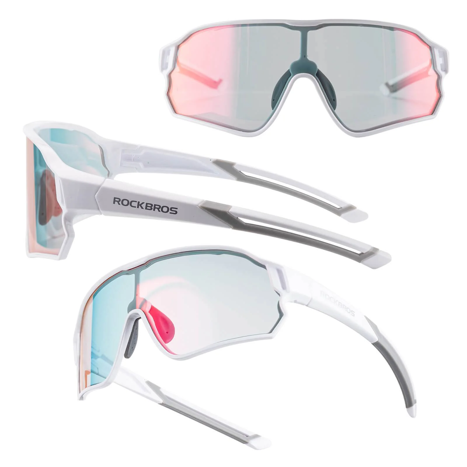 ROCKBROS Kinder Fahrradbrille UV400-Schutz Selbsttönend Sonnenbrille - Image 19