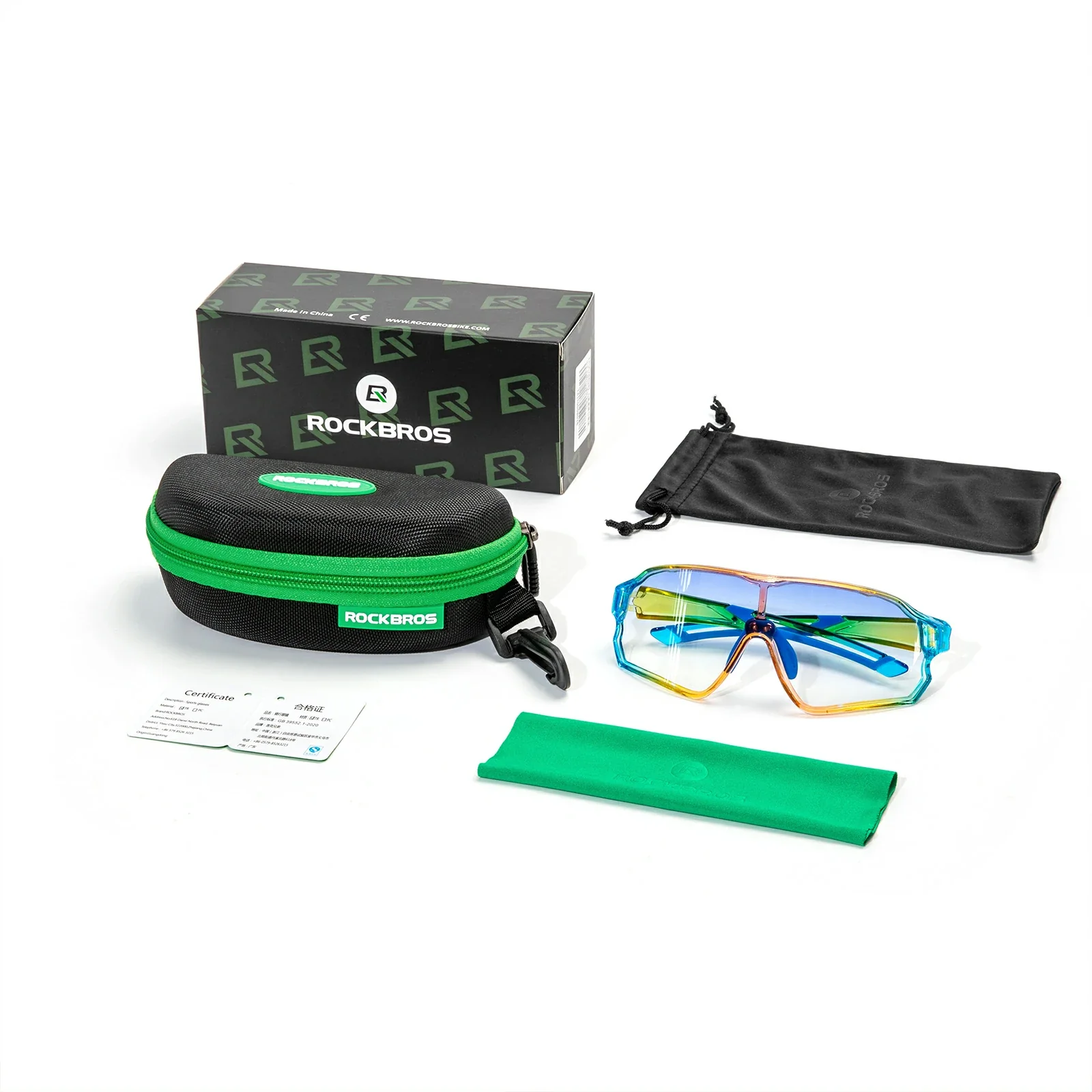 ROCKBROS Kinder Fahrradbrille UV400-Schutz Selbsttönend Sonnenbrille - Image 52
