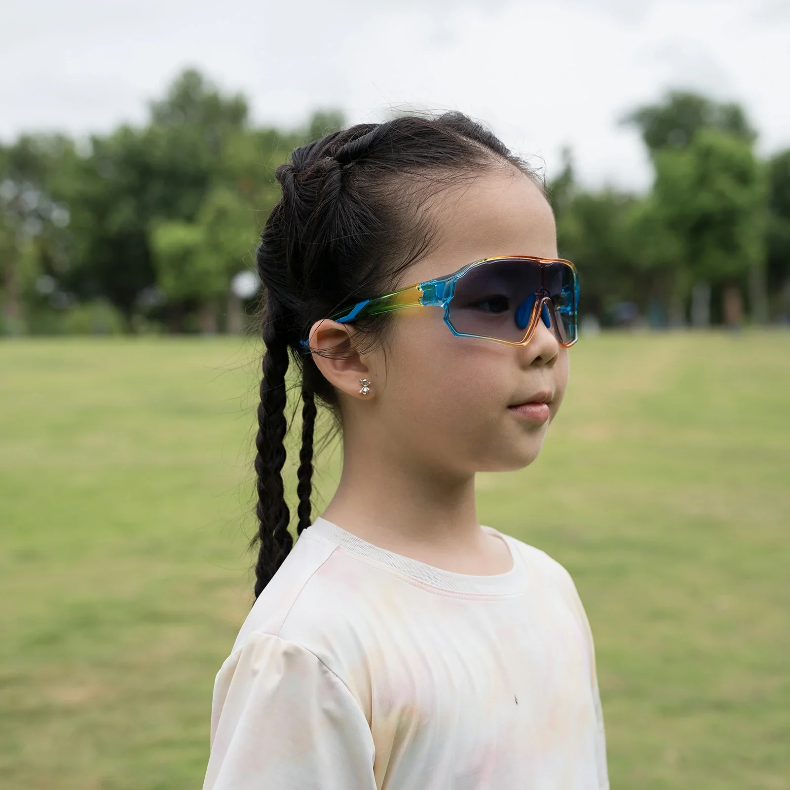 ROCKBROS Kinder Fahrradbrille UV400-Schutz Selbsttönend Sonnenbrille - Image 57