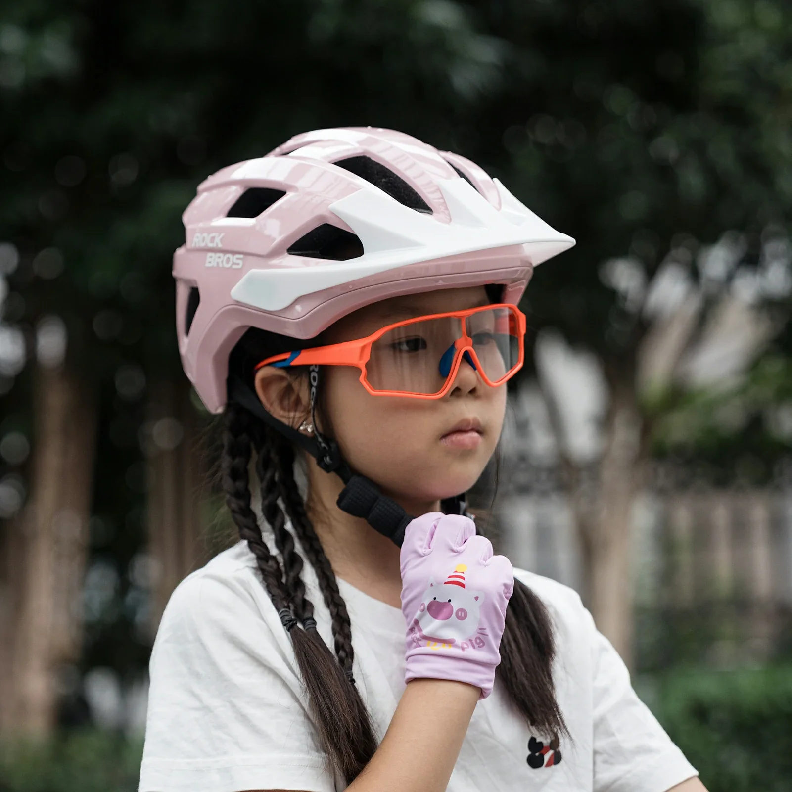 ROCKBROS Kinder Fahrradbrille UV400-Schutz Selbsttönend Sonnenbrille - Image 60