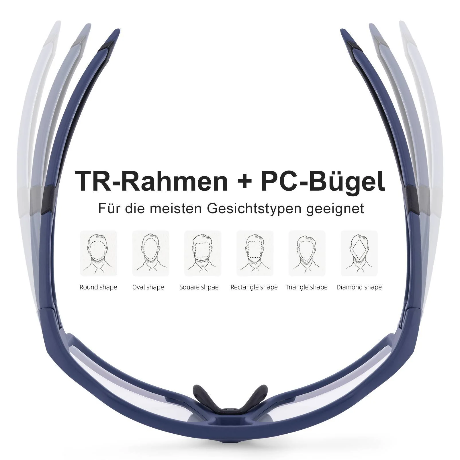 ROCKBROS Photochrome Sonnenbrille für Outdoor-Aktivitäten Unisex - Image 12