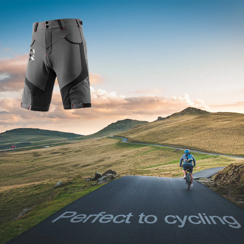 ROCKBROS Radhose Herren Kurz atmungsaktiv Anti-Stoß Fahrradhose - Image 7