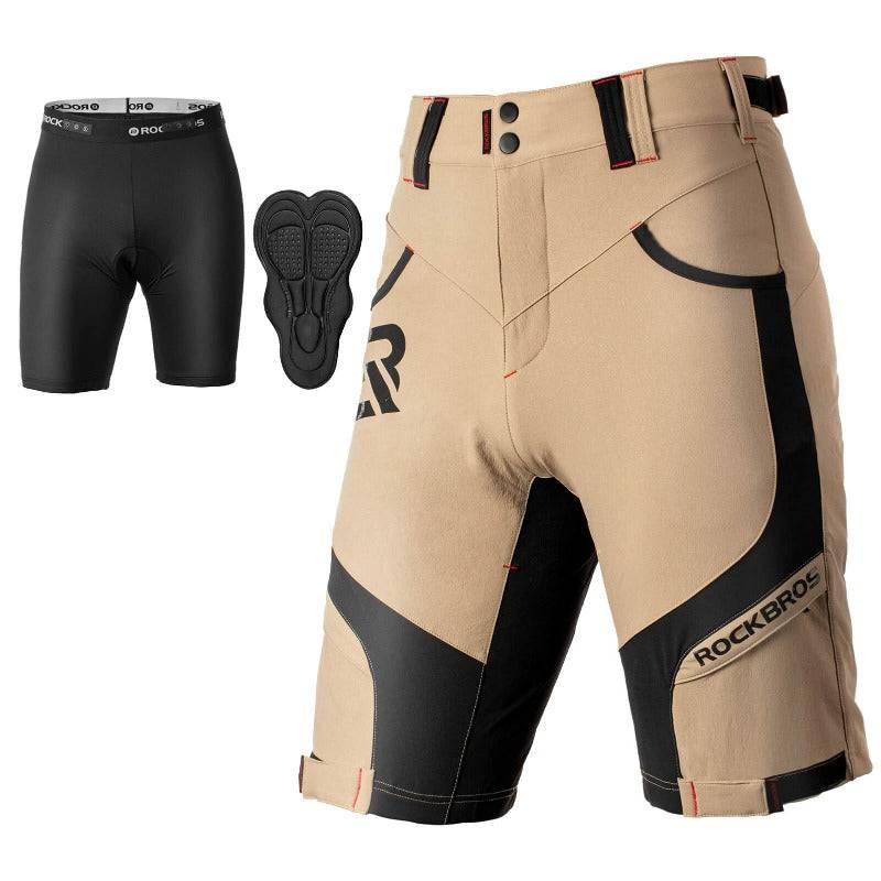 ROCKBROS Radhose Herren Kurz atmungsaktiv Anti-Stoß Fahrradhose - Image 8