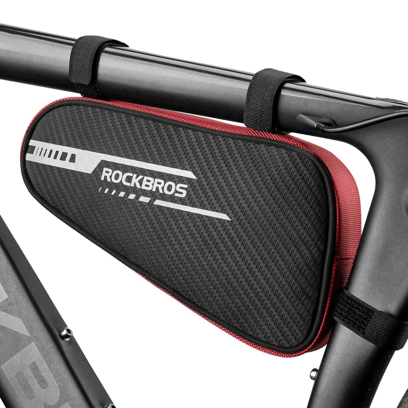 ROCKBROS Rahmentasche wasserdicht Dreieckstasche für MTB & Rennräder 1,2L - Image 9