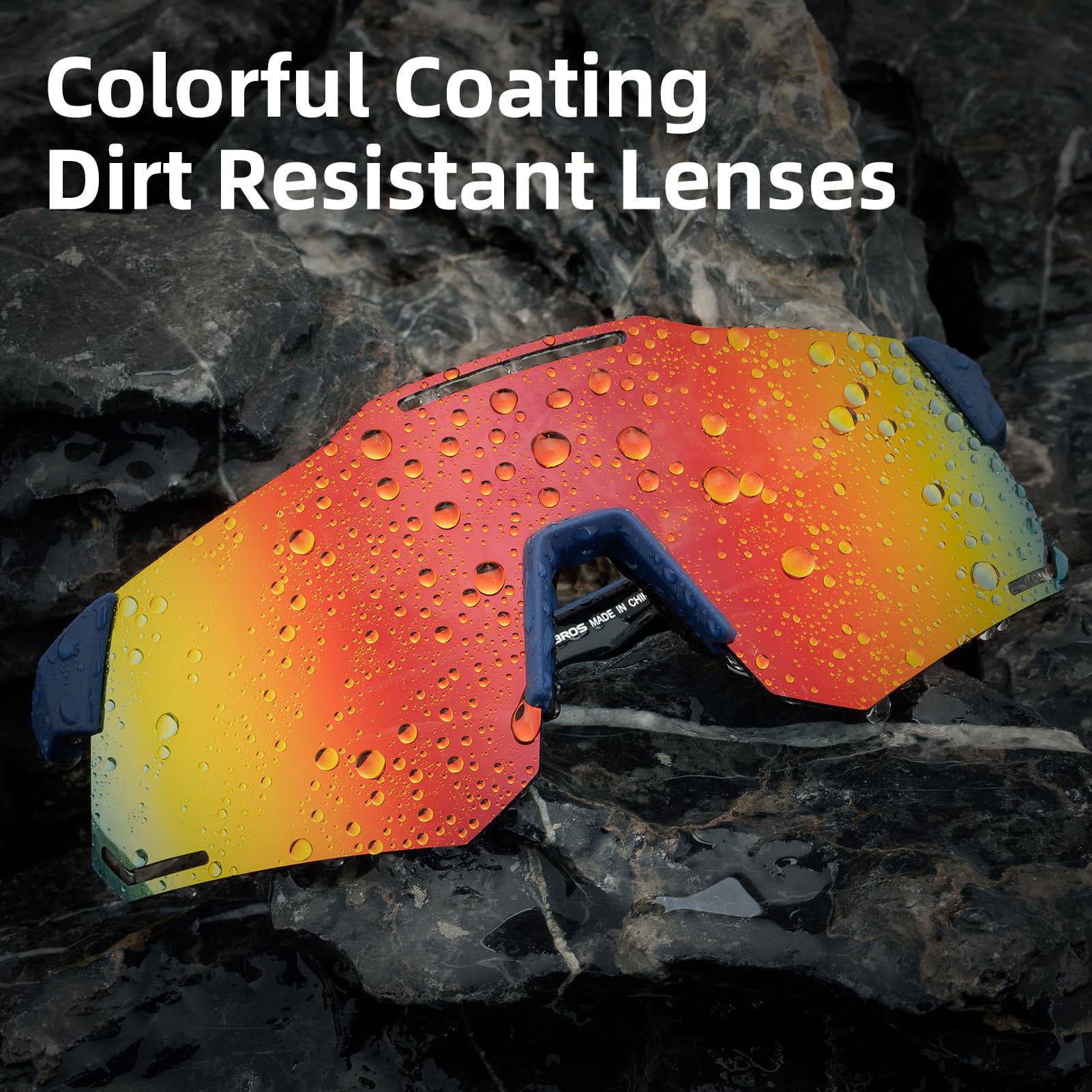 ROCKBROS Sonnenbrille UV400 Schutz Radsportbrille für Damen/ Herren - Image 6