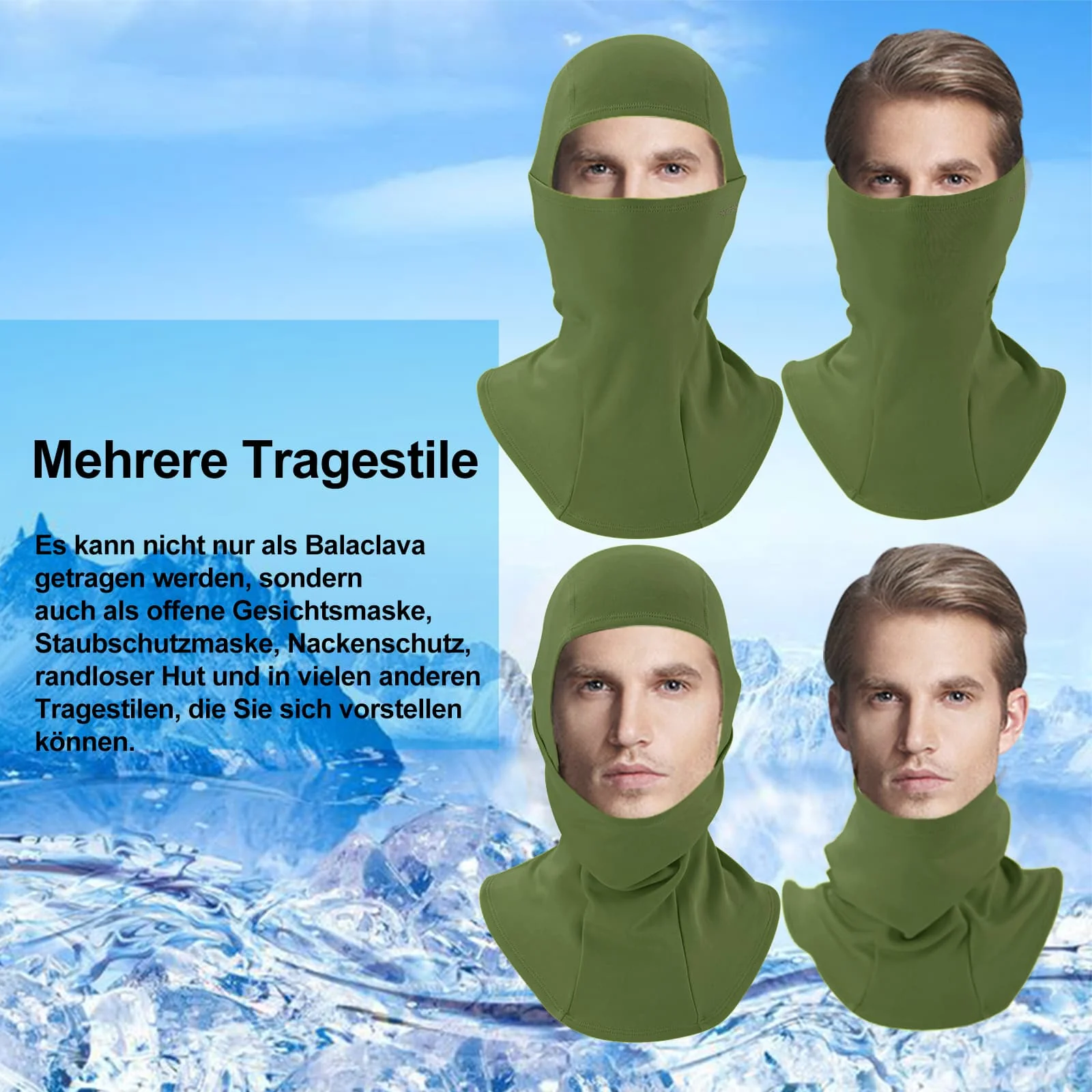 ROCKBROS Sturmhaube Herbst Winter Balaclava für Outdoorsports Unisex - Image 41