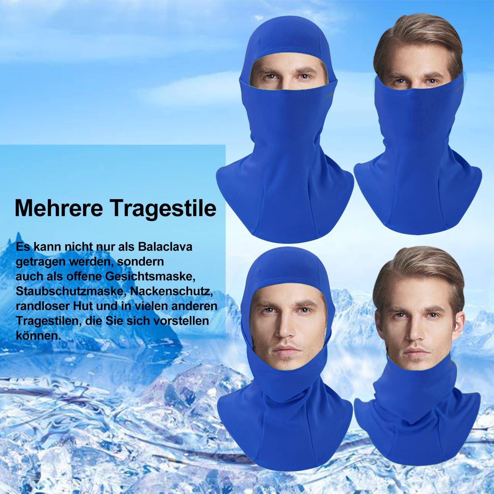 ROCKBROS Sturmhaube Herbst Winter Balaclava für Outdoorsports Unisex - Image 48
