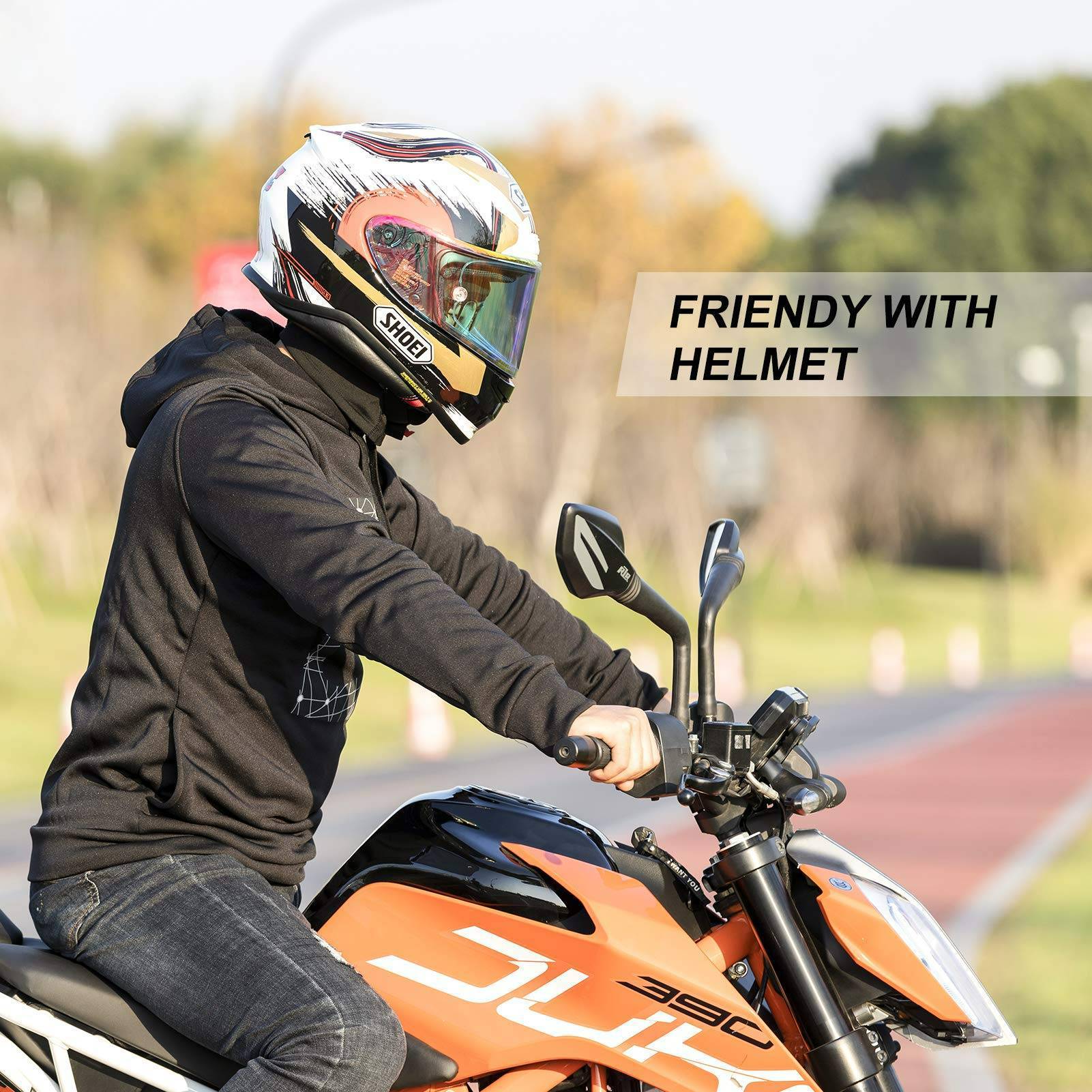 ROCKBROS Sturmhaube Warm Fahrrad Gesichtsmaske mit Brillenloch 54-62CM Unisex - Image 10