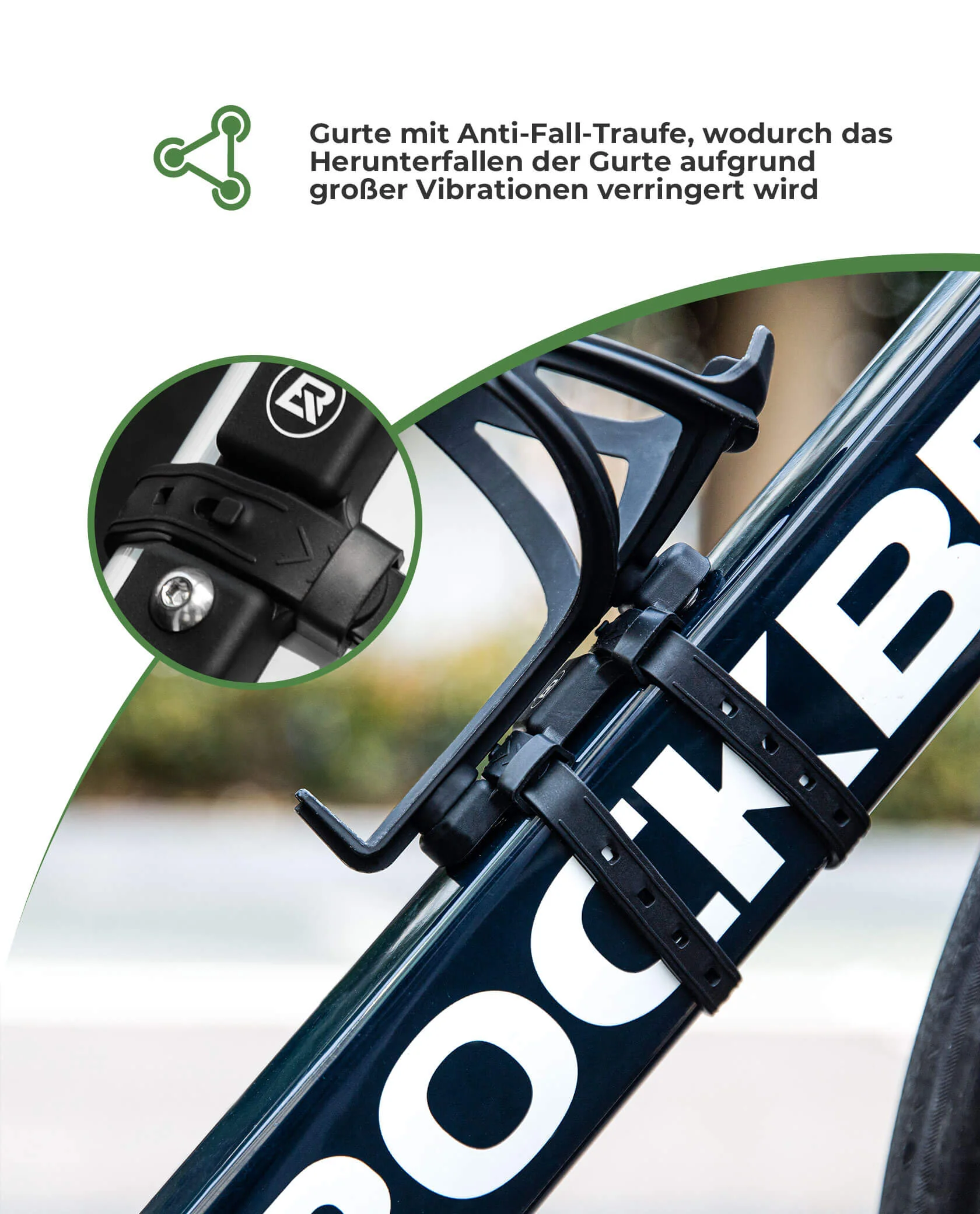 ROCKBROS Universal Flaschenhalter für Fahrrad Kein Stanzen Basis für Umbau - Image 13