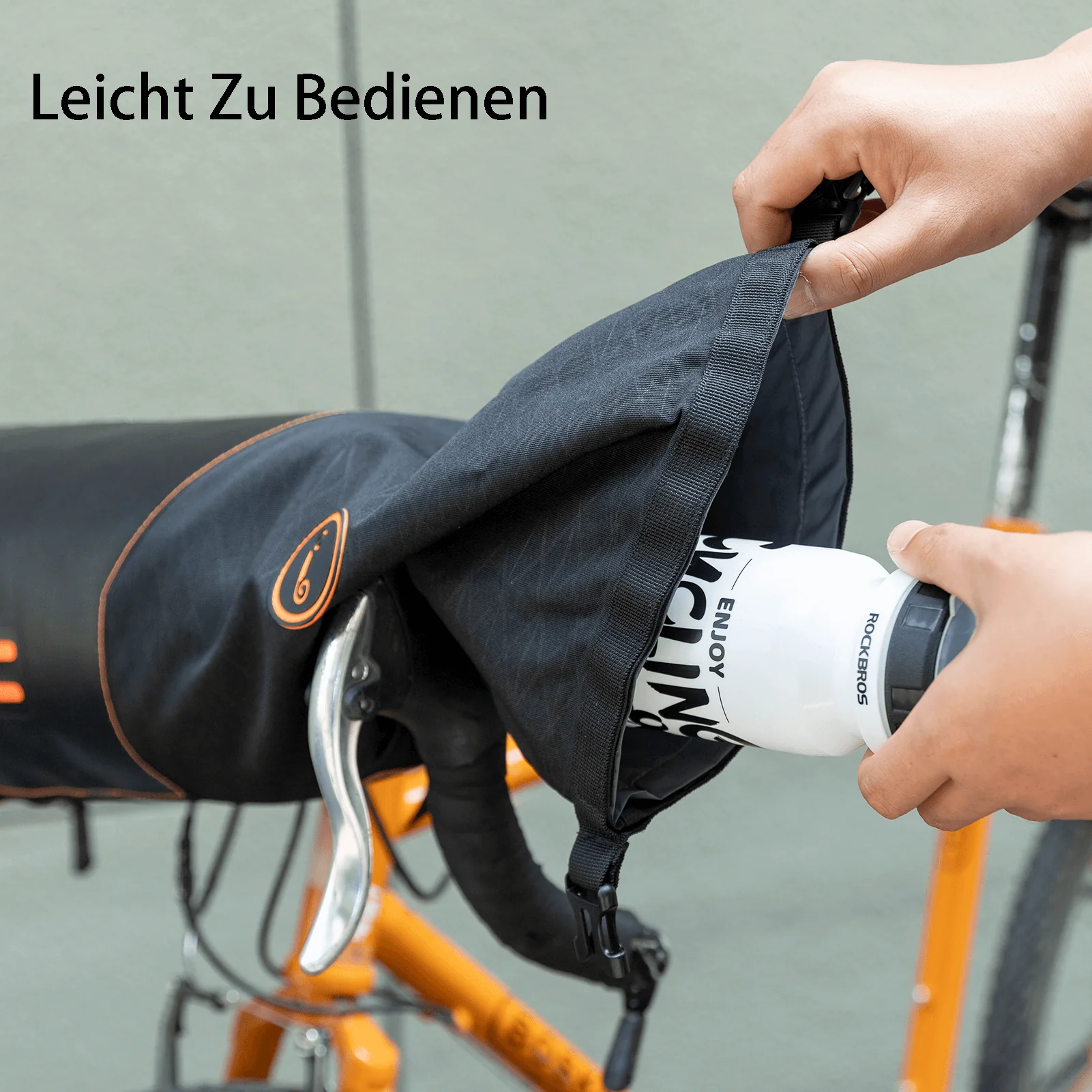 ROCKBROS Wasserdichte Fahrrad Lenkertasche 2L mit Öffnungsdesign - Image 3